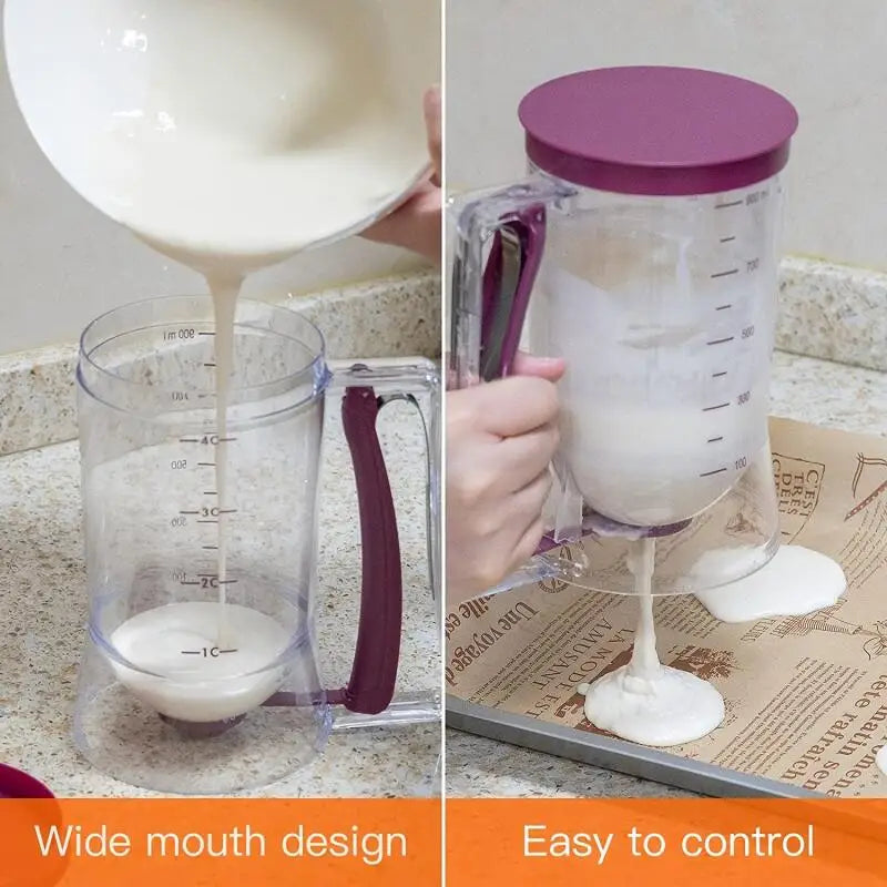 Batter Separator Cupcakes Pancakes Cookie Cake Waffles Batter Dispenser cookie separator batter Cream Speratator Cup Measuring